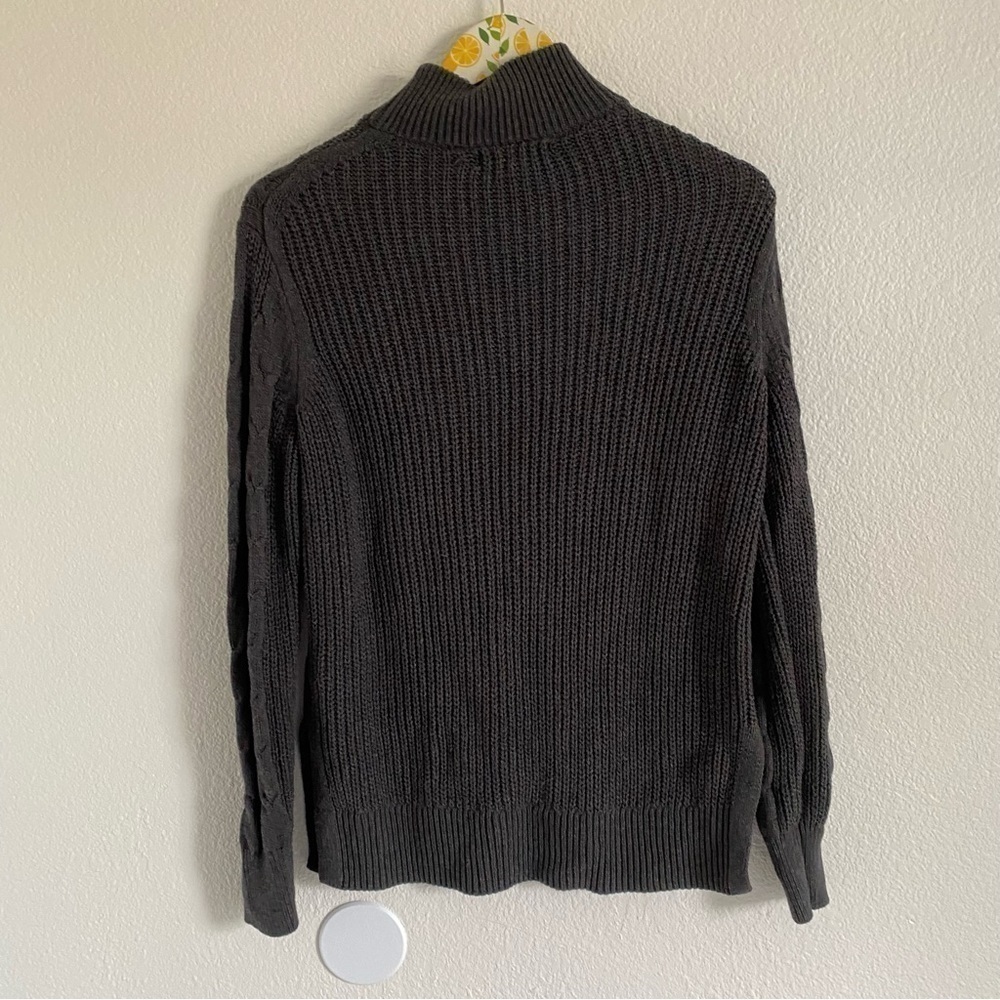 Banana Republic Women's Gray Cable Knit Sweater Size Small - Picture 6 of 6
